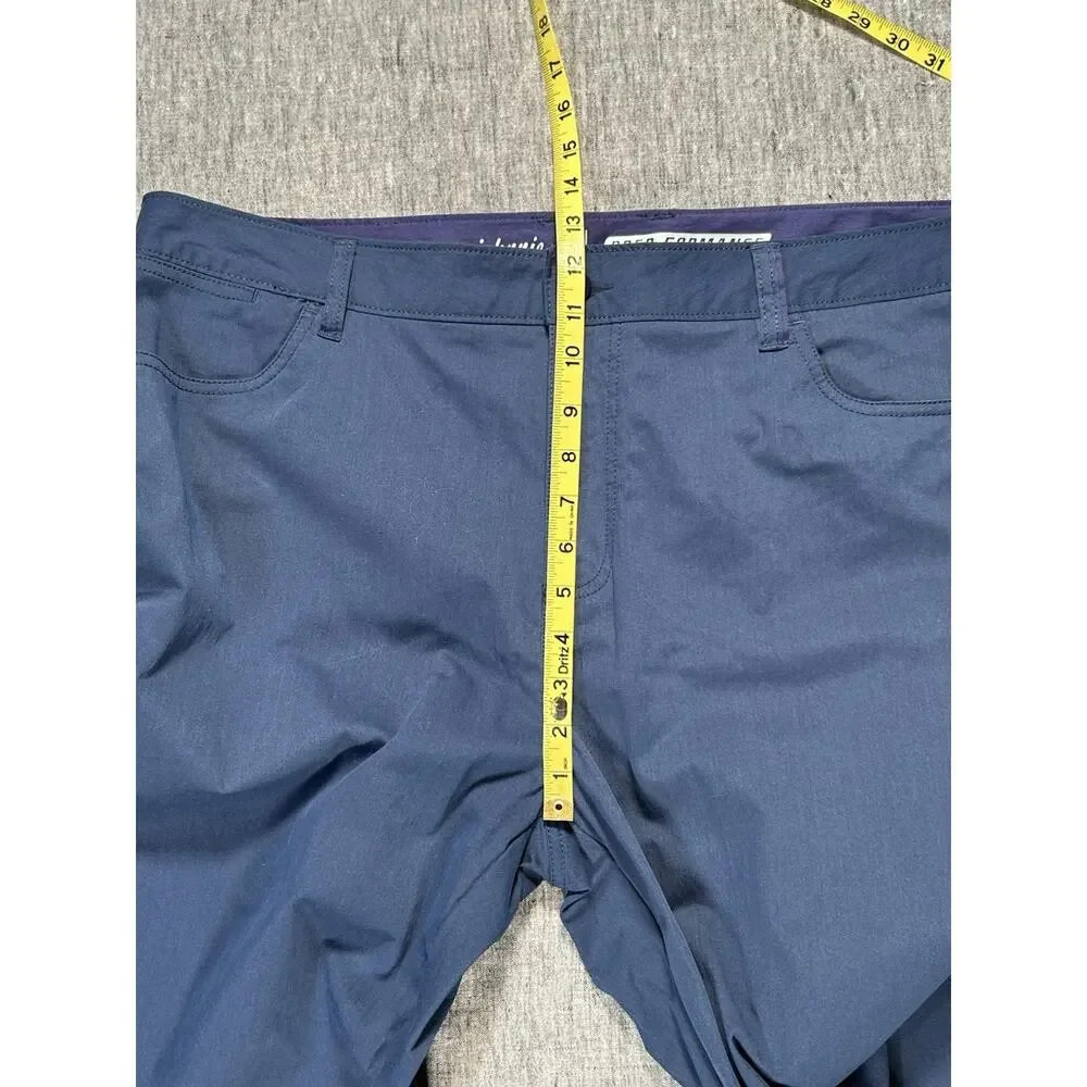 Johnnie O Marin Prep-Formance Pants Mens 40x32 High Tide 5-Pocket Stretch